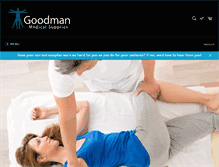 Tablet Screenshot of goodmanmedical.com